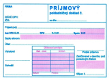 Príjmový pokladničný doklad s DPH, dvojfarebný samoprepis