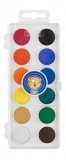 Vodové farby,12 ks/bal, priemer kruhov: 22,5 mm, ICO "Creative Kids"