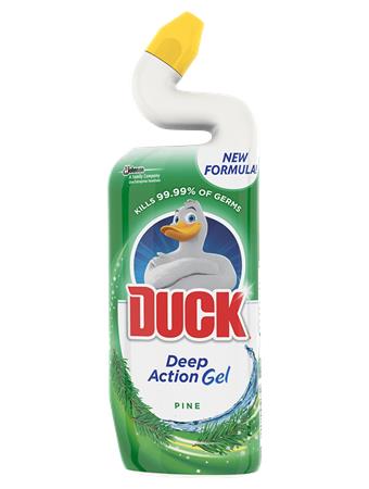 Čistiaci gél - WC DUCK "Deep Action Gel", pine fresh, 750ml