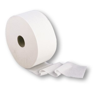 Toaletný papier JUMBO 19cm  biely 2 vrstvový