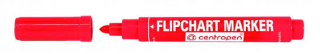 Značkovač CENTROPEN 8550 2,5 mm  FLIPCHART červený