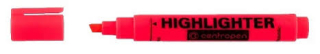 Zvýrazňovač CENTROPEN 8852 Highlighter červený