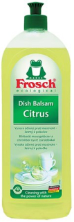 Prostriedok na umývanie riadu, 750 ml, FROSCH, balzam, citrusový