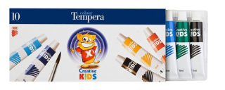 Tempera "Creative Kids", 10 ks/bal